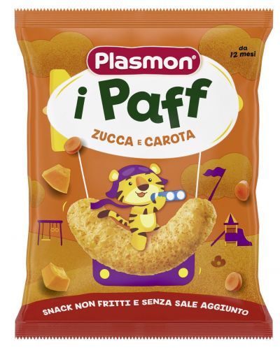 Хрупанки Plasmon - Paff, морков и тиква, 15 g - 1