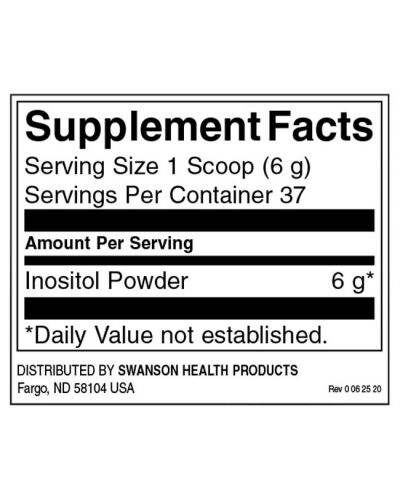 Inositol Powder, 227 g, Swanson - 2