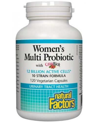 Women's Multi Probiotic, 60 капсули, Natural Factors - 2