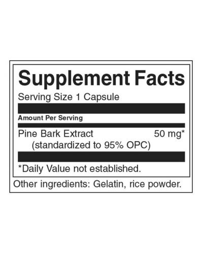 Pine Bark Extract, 50 mg, 100 капсули, Swanson - 2