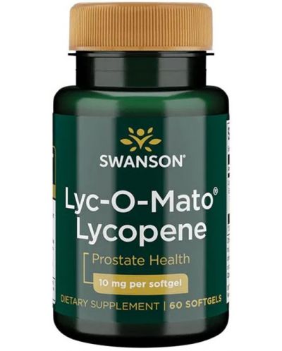 Lyc-O-Mato Lycopene, 10 mg, 60 меки капсули, Swanson - 1