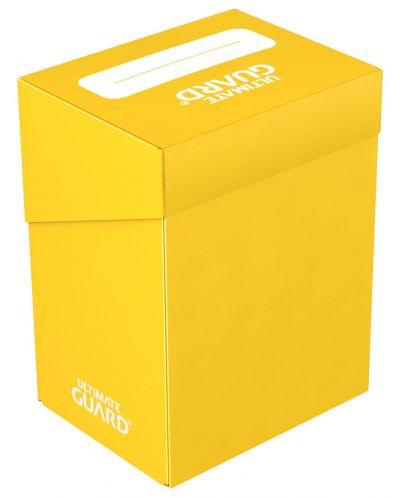 Кутия за карти Ultimate Guard Deck Case 80+ Standard Size Yellow - 2