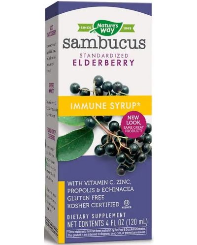 Sambucus Immune Сироп, 120 ml, Nature's Way - 1