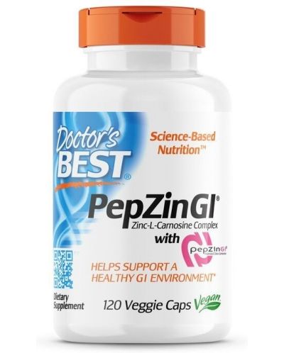 PepZin GI, 120 капсули, Doctor's Best - 1