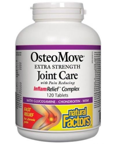 OsteoMovе Joint Care, 120 таблетки, Natural Factors - 1
