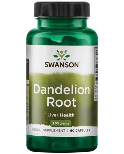 Dandelion Root, 60 капсули, Swanson - 1