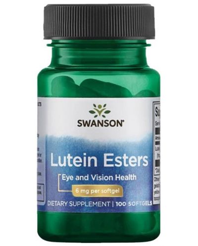 Lutein Esters, 6 mg, 100 меки капсули, Swanson - 1