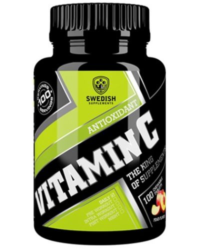 Vitamin C, 500 mg, 100 таблетки, Swedish Supplements - 1