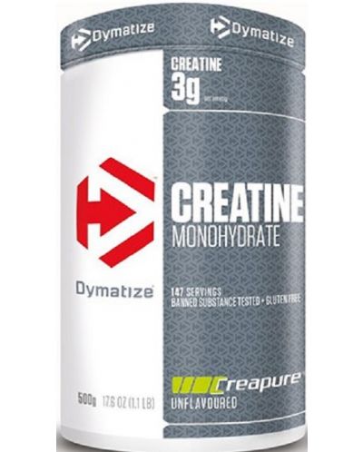 Creatine Monohydrate, Unflavoured, 500 g, Dymatize - 1