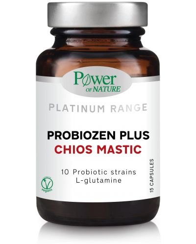 Platinum Range Probiozen Plus Chios Mastic, 15 капсули, Power of Nature - 1