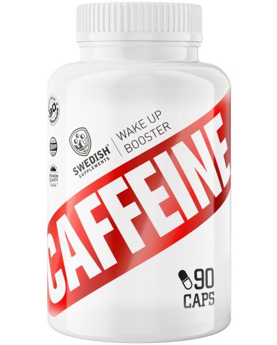 Caffeine, 200 mg, 90 капсули, Swedish Supplements - 1