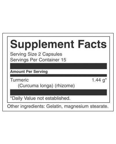 Turmeric, 720 mg, 30 капсули, Swanson - 2