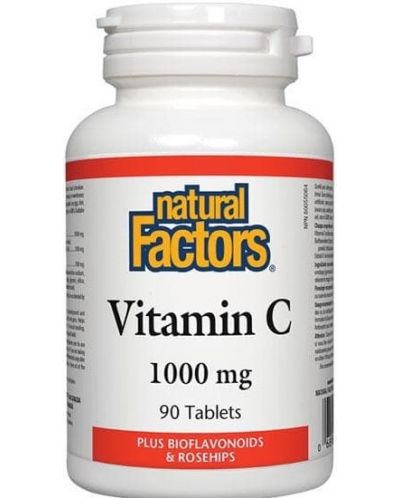 Vitamin C, 1000 mg, 90 таблетки, Natural Factors - 1