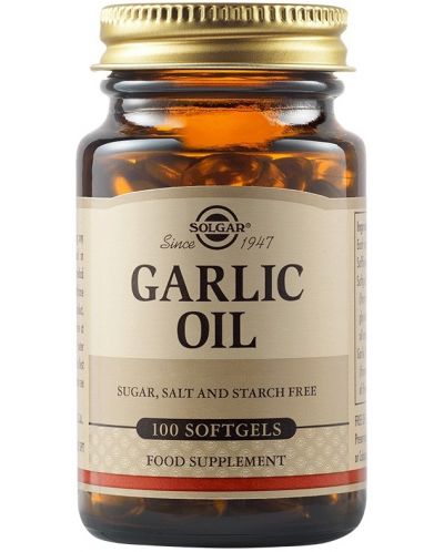 Garlic Oil, 100 меки капсули - 1