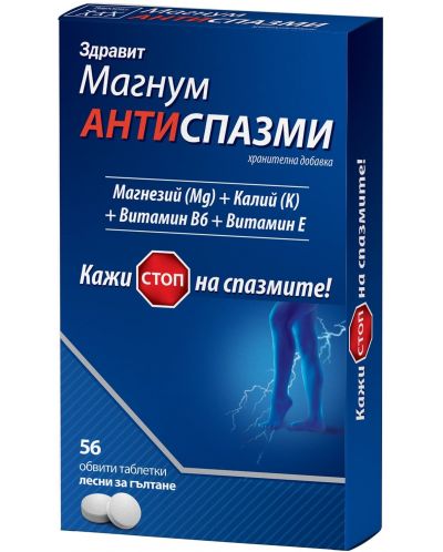 Магнум Антиспазми, 56 таблетки - 1