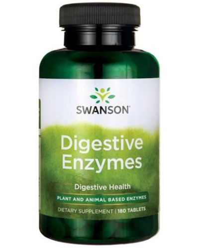 Digestive Enzymes, 180 таблетки, Swanson - 1