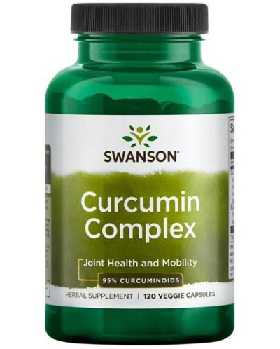 Curcumin Complex, 120 растителни капсули, Swanson - 1