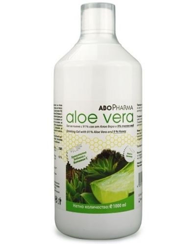 Aloe Vera, с мед, 1000 ml, Abo Pharma - 1