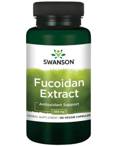 Fucoidan Extract, 500 mg, 60 капсули, Swanson - 1