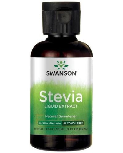 Stevia Liquid Extract, 59 ml, Swanson - 1