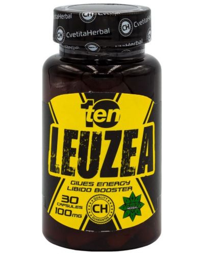 10/ten Leuzea, 100 mg, 30 капсули, Cvetita Herbal - 1