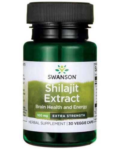 Shilajit Extract, 100 mg, 30 капсули, Swanson - 1