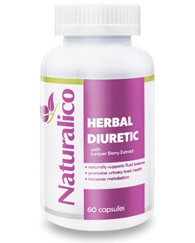 Herbal Diuretic, 60 капсули, Naturalico - 1