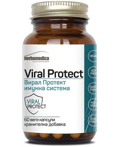 Viral Protect, 60 капсули, Herbamedica - 1