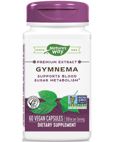 Gymnema, 500 mg, 60 капсули, Nature's Way - 1