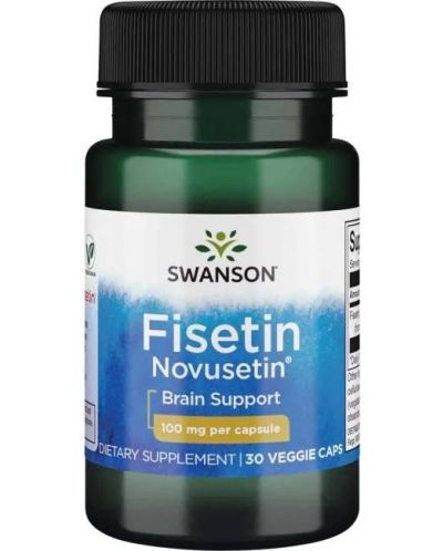 Fisetin Novusetin, 100 mg, 30 капсули, Swanson - 1