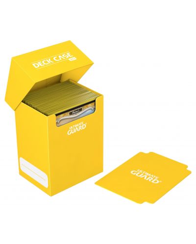Кутия за карти Ultimate Guard Deck Case 80+ Standard Size Yellow - 4