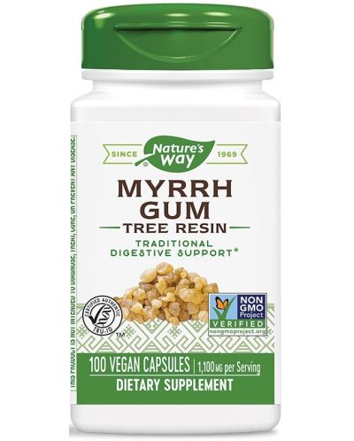 Myrrh Gum Tree Resin, 100 капсули, Nature's Way - 1