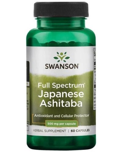 Full Spectrum Japanese Ashitaba, 500 mg, 60 капсули, Swanson - 1