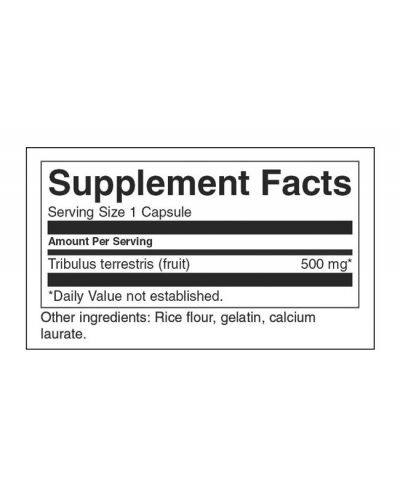 Full Spectrum Tribulus Fruit, 500 mg, 90 капсули, Swanson - 2