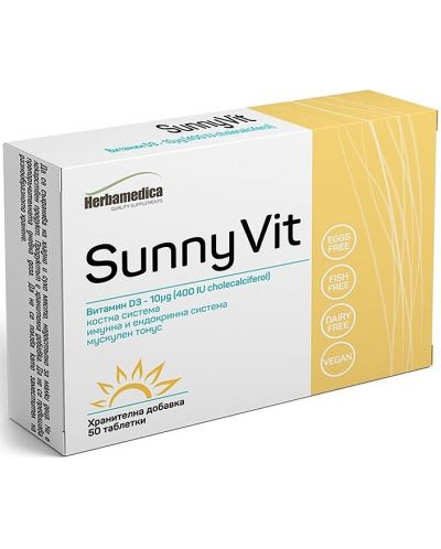 Sunny Vit, 50 таблетки, Herbamedica - 1