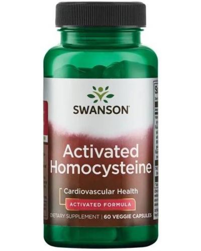 Activated Homocysteine, 60 капсули, Swanson - 1