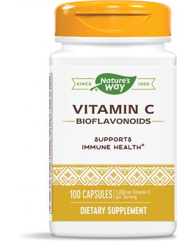Vitamin C Bioflavonoids, 500 mg, 100 капсули, Nature's Way - 1