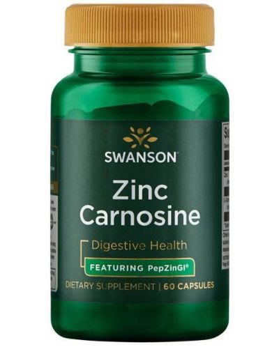 Zinc Carnosine, 37.5 mg, 60 капсули, Swanson - 1