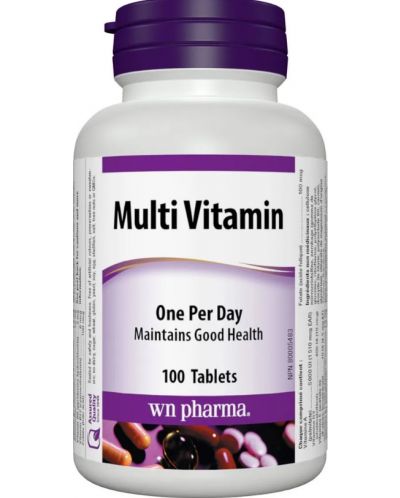 Multivitamin, 100 таблетки, Webber Naturals - 1