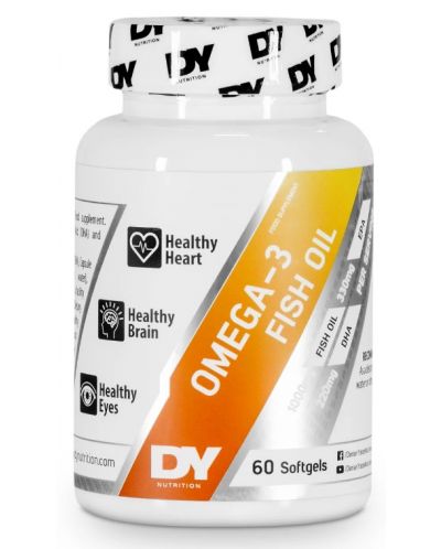 Omega-3 Fish Oil, 60 капсули, Dorian Yates Nutrition - 1