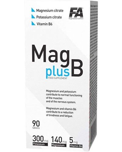 Mag plus B, 90 таблетки, FA Nutrition - 1