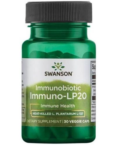 Immunobiotic Immuno-LP20, 50 mg, 30 капсули, Swanson - 1