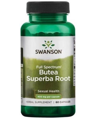 Full Spectrum Butea Superba Root, 400 mg, 60 капсули, Swanson - 1