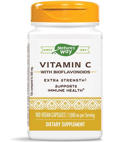 Vitamin C with Bioflavonoids, 1000 mg, 100 капсули, Nature's Way - 1