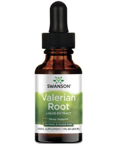 Valerian Root Liquid Extract, 29.6 ml, Swanson - 1