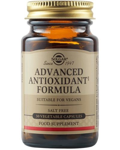 Advanced Antioxidant Formula, 30 капсули, Solgar - 1