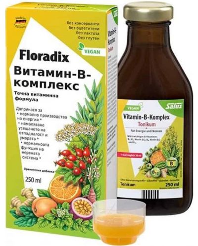 Витамин B комплекс, 250 ml, Floradix - 1
