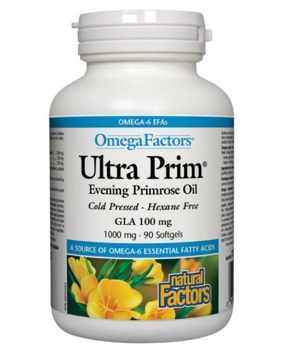 Ultra Prim, 1000 mg, 90 софтгел капсули, Natural Factors - 1