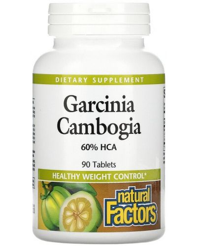 Garcinia Cambogia, 90 таблетки, Natural Factors - 1