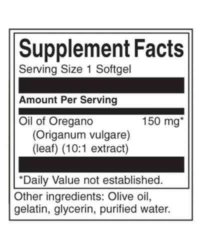 Oregano Oil, 150 mg, 120 меки капсули, Swanson - 2